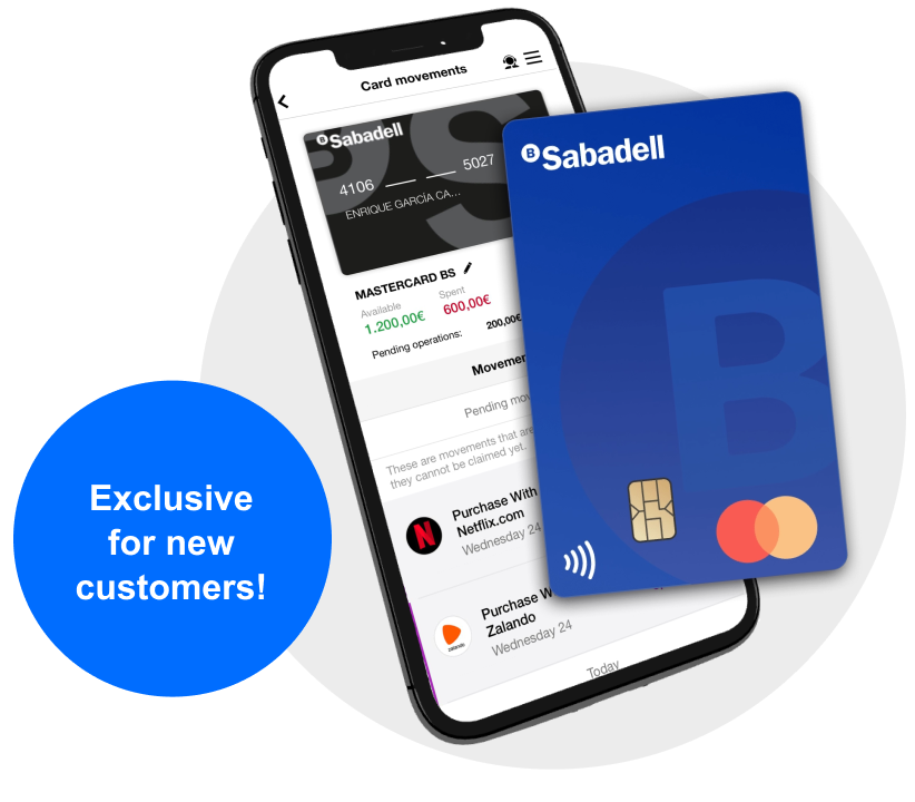 Mobile online account - Banco Sabadell